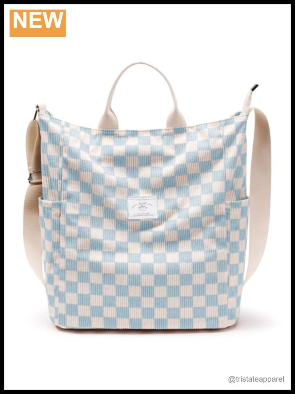 Corduroy Tote Bag Large Slouchy Hobo Messenger Crossbody Bag with Adjustable